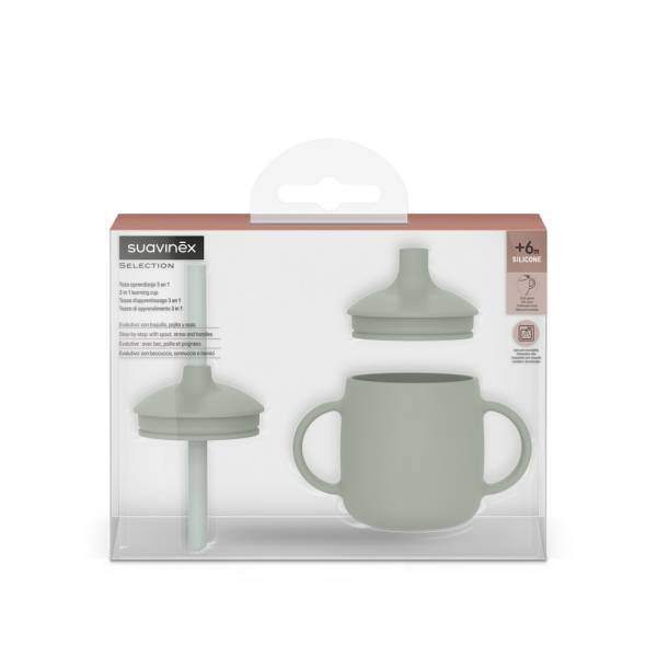 SUAVINEX Colour Essence Evolutive Learning Cup - Green