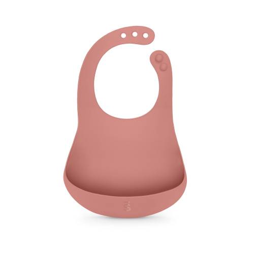 SUAVINEX Colour Essence Silicone Bib - Pink