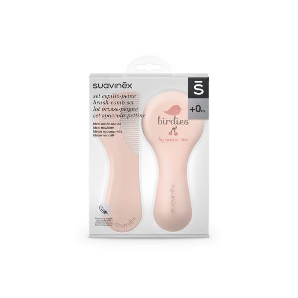 SUAVINEX Brush & Comb - Pink