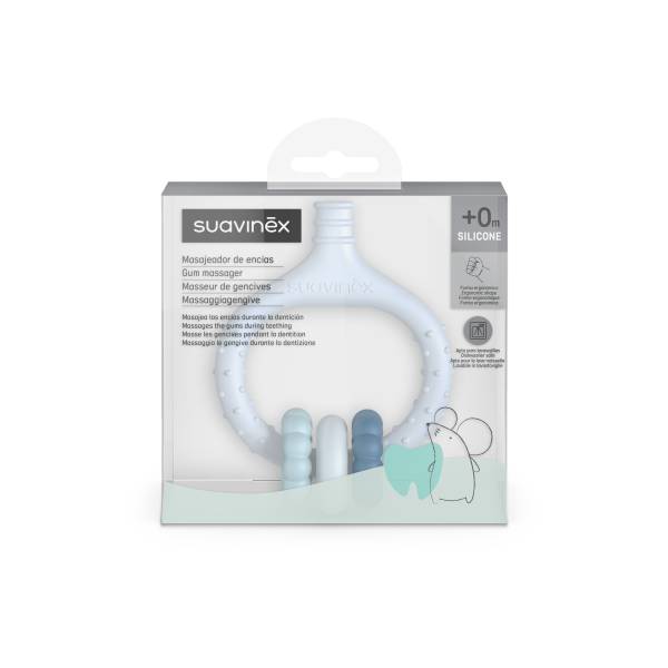SUAVINEX Baby Gum Massager 0+ - Blue