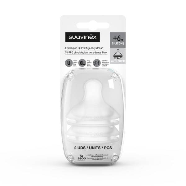 SUAVINEX SX Pro Teat +6m Thick Flow
