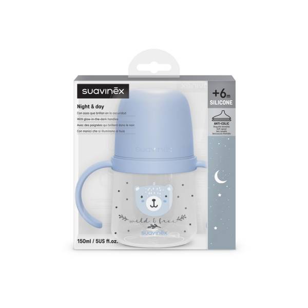 SUAVINEX Wild&Free Bottle Nonspill Spout 150ml - Blue