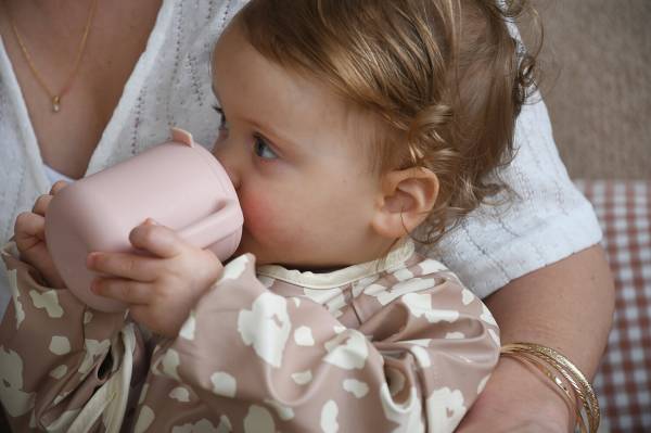 BEABA Silicone Learning Cup - Cotton Candy