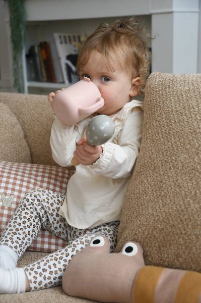 BEABA Silicone Learning Cup - Cotton Candy