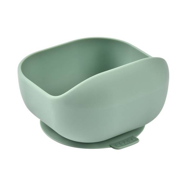 BEABA Silicone Suction Bowl - Sage Green new