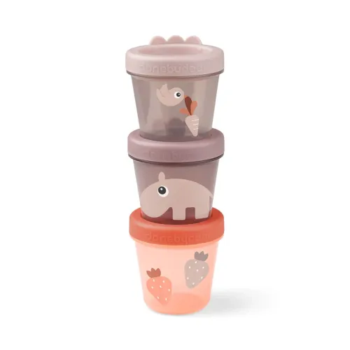 DONE BY DEER Baby Food Container 3pcs Ozzo - Powder