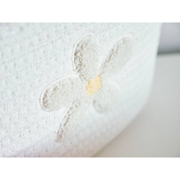 CHILDHOME Basket Flower 30x20x15 - Ecru