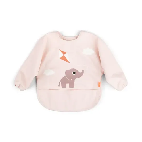 DONE BY DEER Sleeved Pocket Bib Playground - Powder
