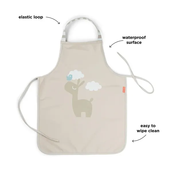 DONE BY DEER Waterproof Kids Apron Lalee - Sand