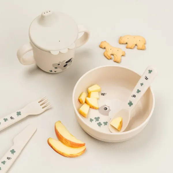 DONE BY DEER Foodie Bowl Tiny Farm - Sand