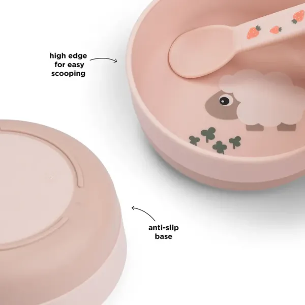 DONE BY DEER Foodie Bowl Tiny Farm - Powder