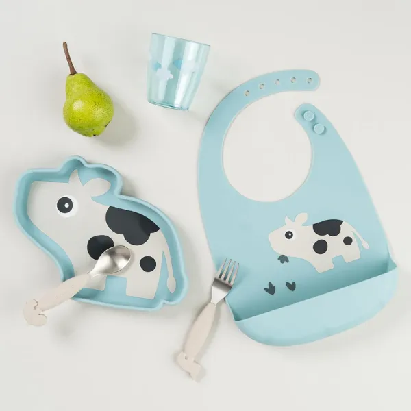 DONE BY DEER Silicone Bib Dotti - Sand