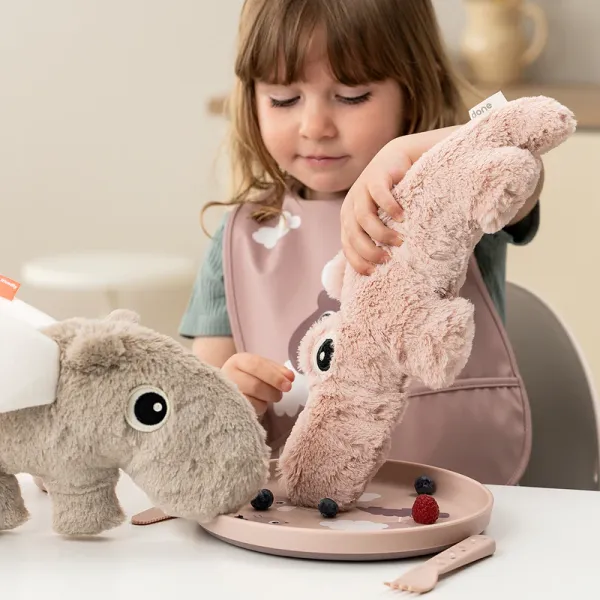 DONE BY DEER Foodie Plate Happy Clouds - Powder