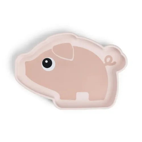 DONE BY DEER Silicone Stick&Stay Plate Pigee - Powder