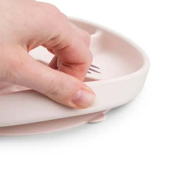 DONE BY DEER Stick&Stay Compartment Plate Playground - Powder