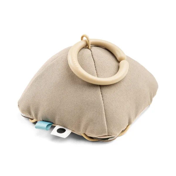 DONE BY DEER Baby contrast card holder Deer friends - Sand