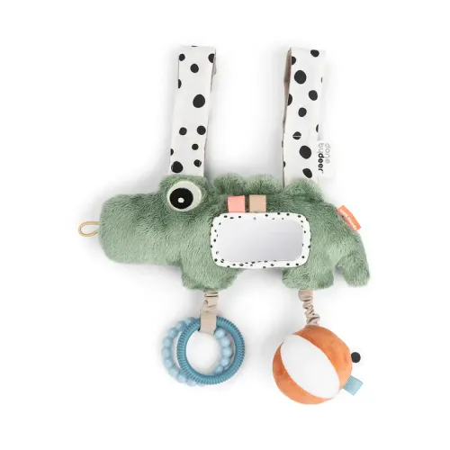 DONE BY DEER Hanging Activity Toy Croco - Green