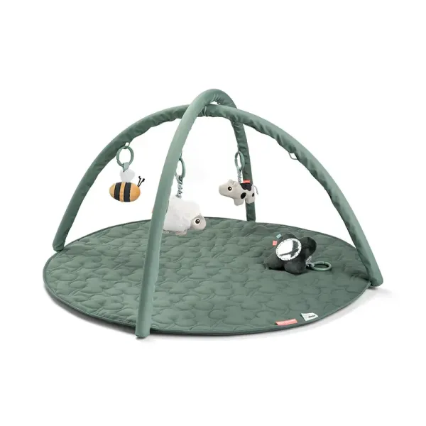DONE BY DEER Activity Play Mat Tiny Farm - Green