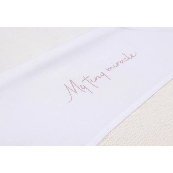 JOLLEIN Sheet 120x150 - My Tiny Miracle Wild Rose