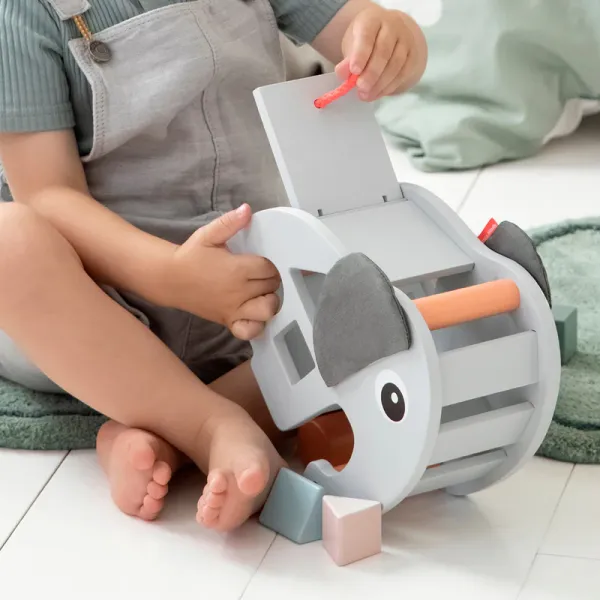 DONE BY DEER Elphee Sorting Box - Grey