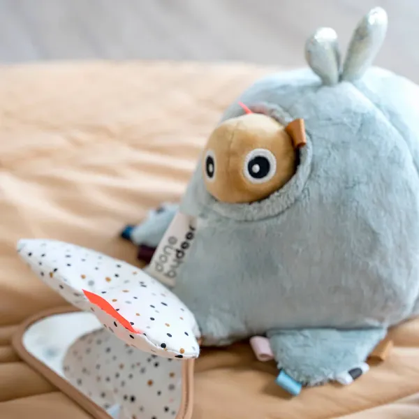 DONE BY DEER Hide&Seek Activity Toy Wally - Blue