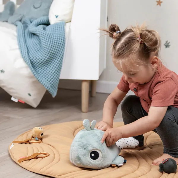 DONE BY DEER Hide&Seek Activity Toy Wally - Blue