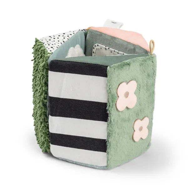 DONE BY DEER Fold-out Sensory Mirror Tiny Farm - mix colour