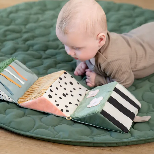 DONE BY DEER Fold-out Sensory Mirror Tiny Farm - mix colour