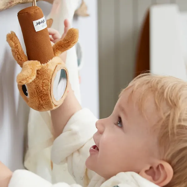 DONE BY DEER Sensory Rattle Mirror Jelly - Powder