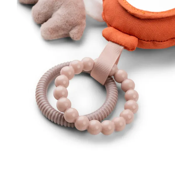 DONE BY DEER To go Activity Mirror Happy Clouds - Papaya