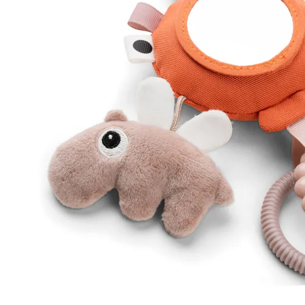 DONE BY DEER To go Activity Mirror Happy Clouds - Papaya