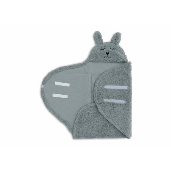 JOLLEIN Wrap Blanket Bunny - Sea Green