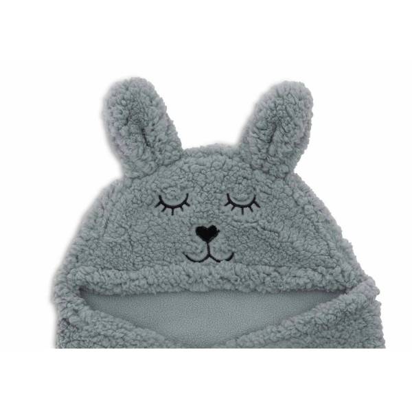 JOLLEIN Wrap Blanket Bunny - Sea Green