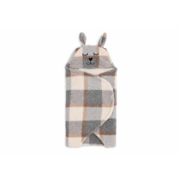 JOLLEIN Wrap Blanket Bunny - Check 