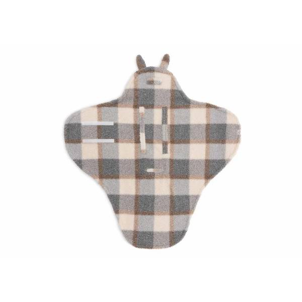 JOLLEIN Wrap Blanket Bunny - Check 