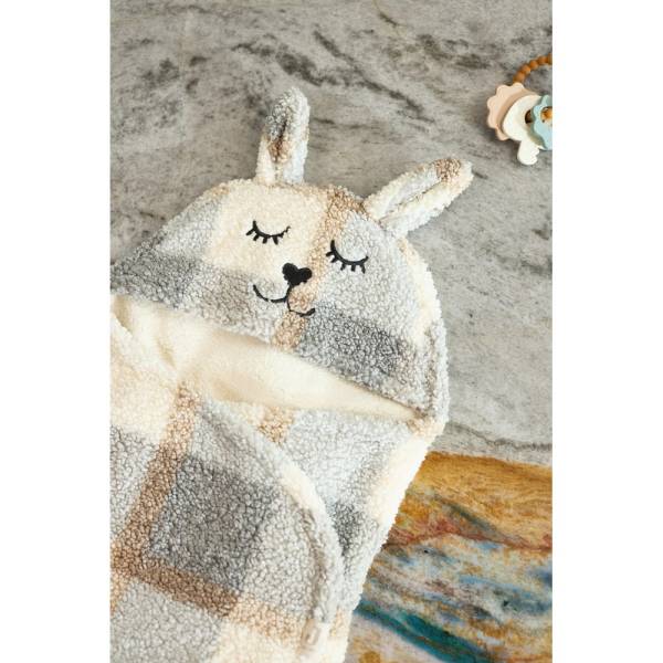 JOLLEIN Wrap Blanket Bunny - Check 