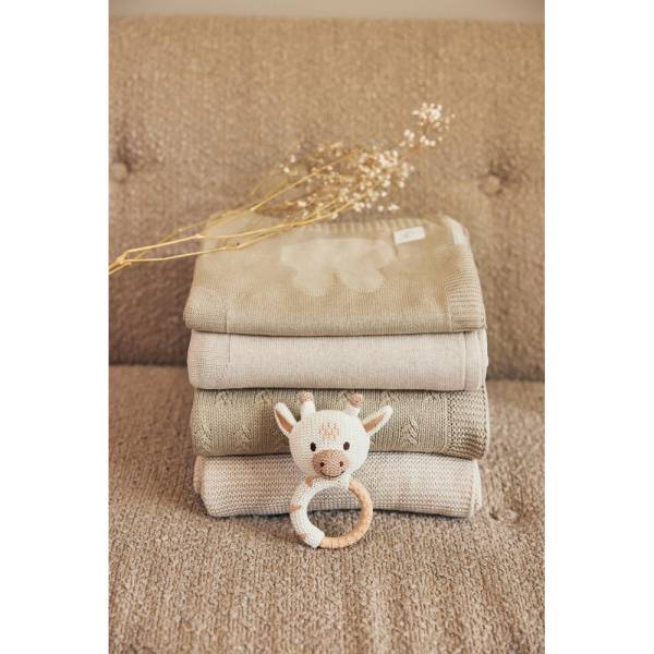 JOLLEIN Blanket 75x100 Miffy/Fleece - Nougat/Coral