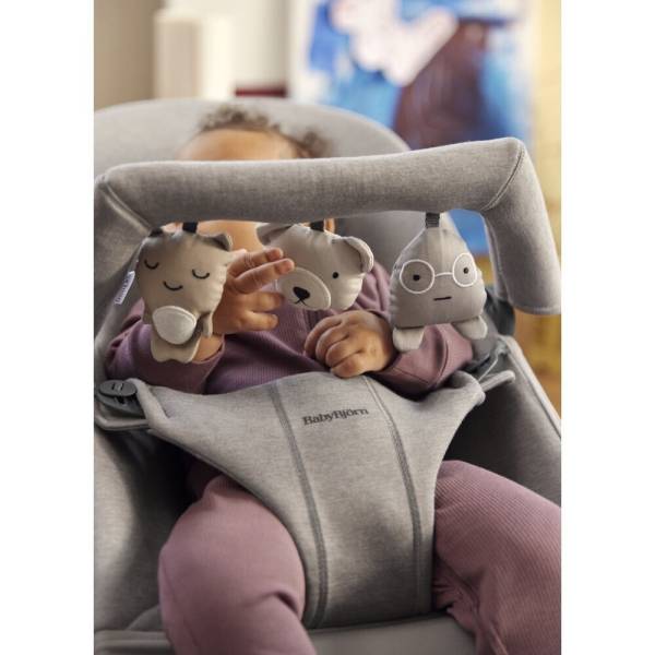 BABYBJORN Bouncer Toy - Soft Friends Neutrals