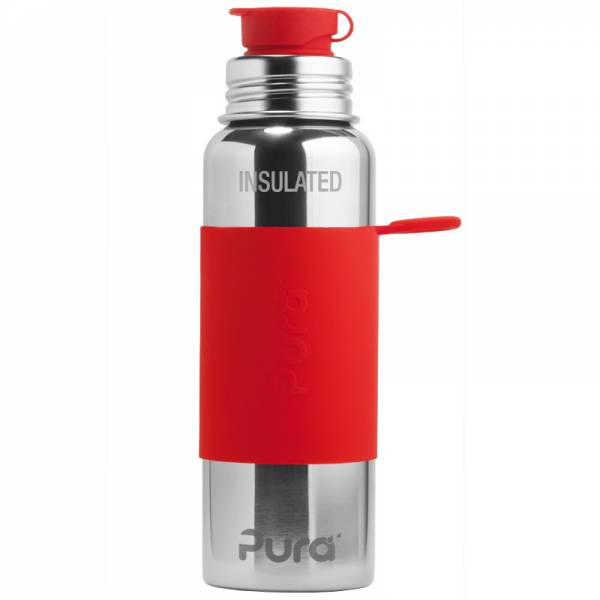 PURA Sport Bottle Insulated 650ml Red