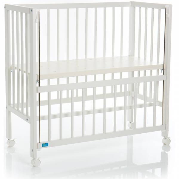 FILLIKID Bedside Crib Cocon Plus Mattress White